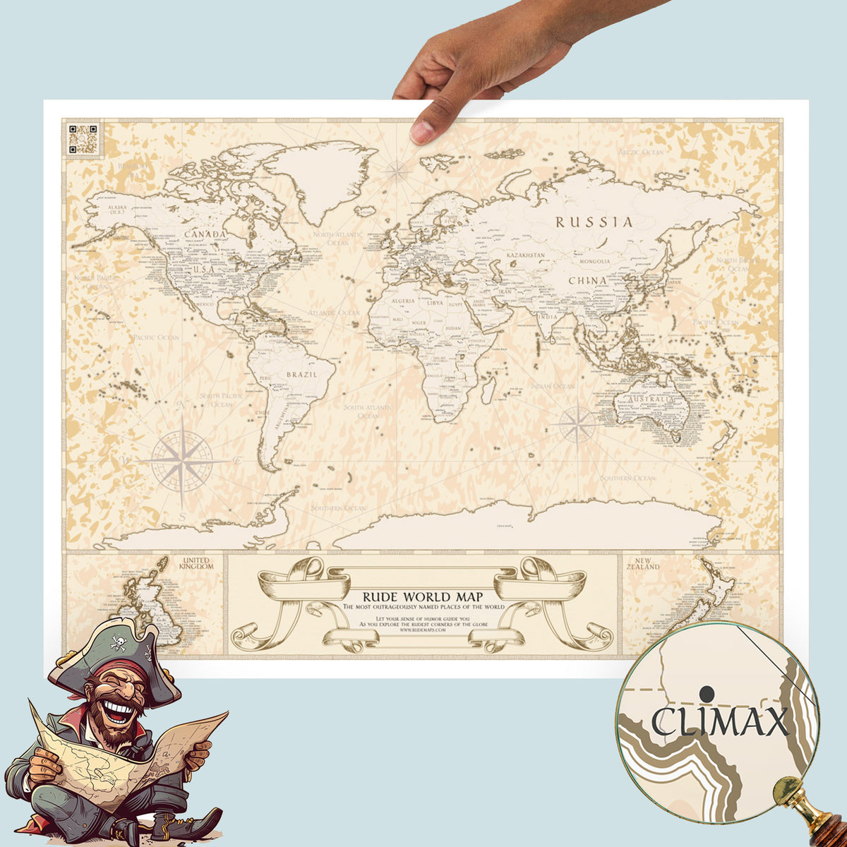 The Rude World Map