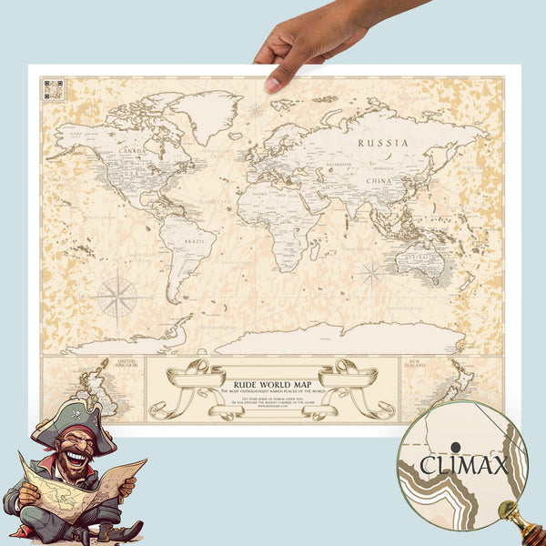 The Rude World Map