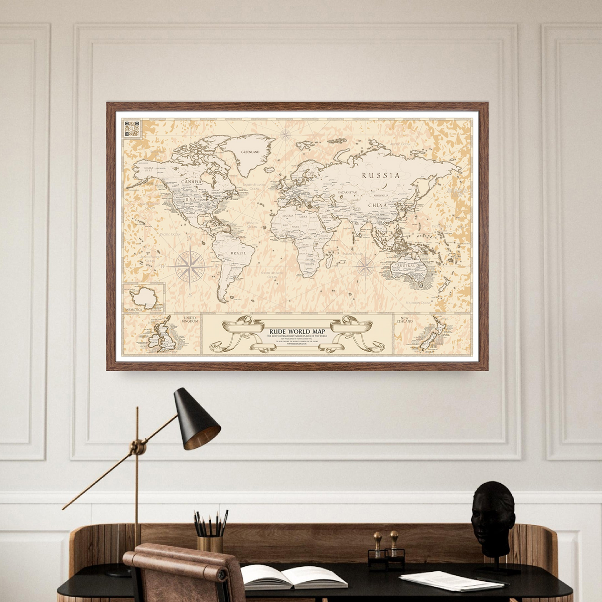 The Rude World Map